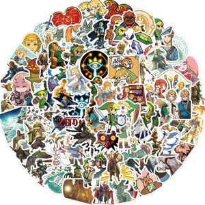 Nintendo LEGEND OF ZELDA Anime Character Gaming Stickers (25‎ pc)